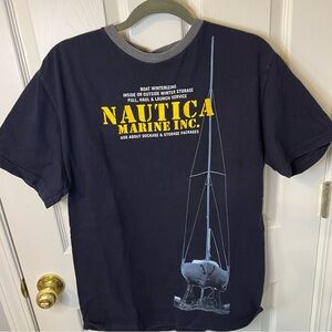 Nautica Black Short Sleeve Tee